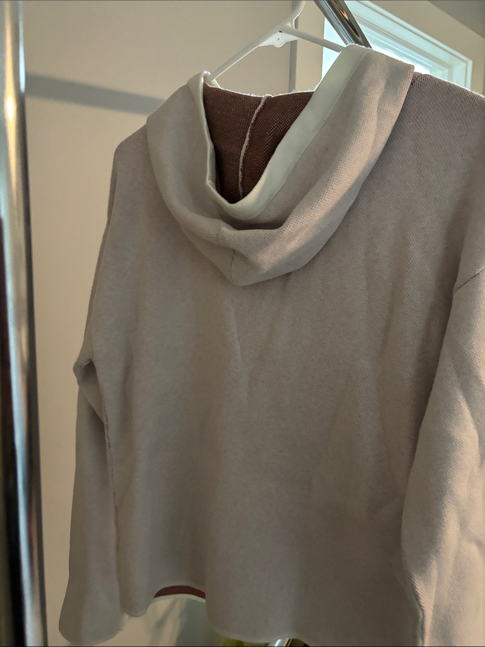 kate spade cream hoodie with red strawberry graphic and green leaves - Picture 4 of 4